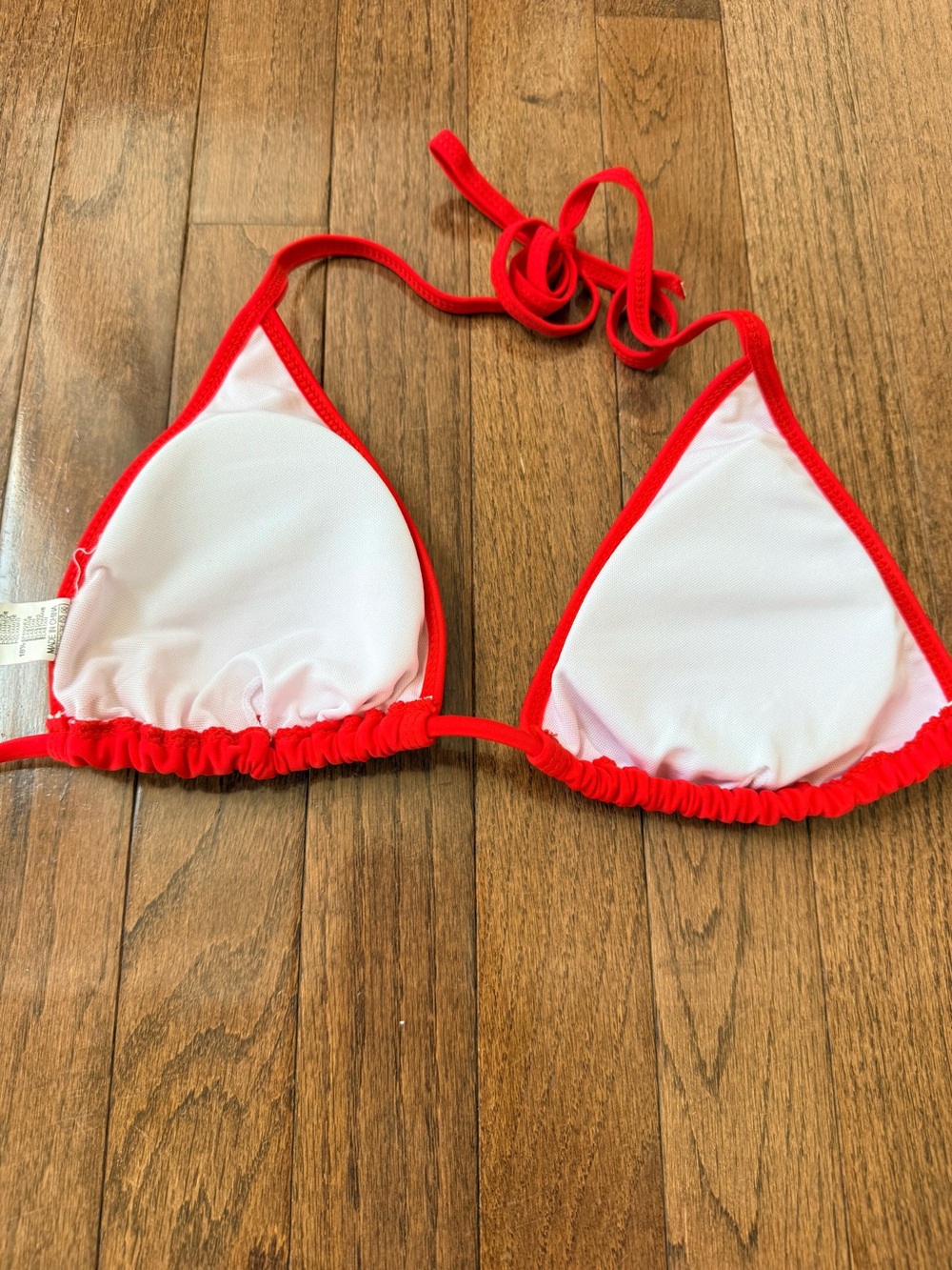 Red Triangle String Bikini Set - Picture 4 of 7